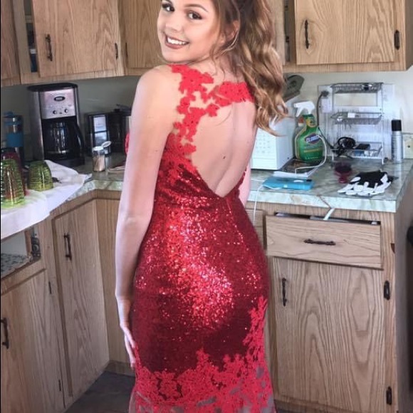 Jovani Mermaid Style Dress - Picture 2 of 5